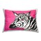 Heart Eyes Zebra Design by Michelle Gilsey Outdoor Printed Pillow
